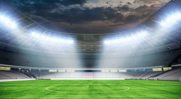 Stadium Field Render — Stock Photo, Image