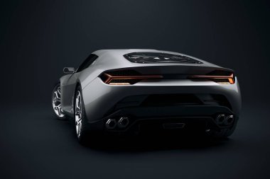 3D spor araba, stüdyo render