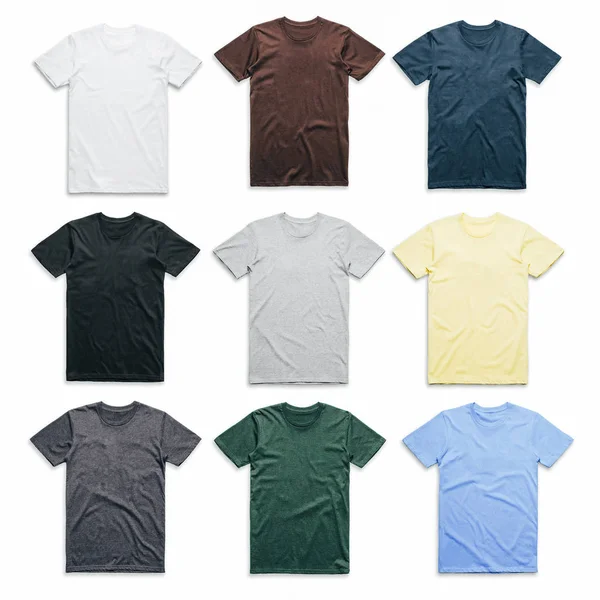 Kolorowa Kolekcja Shirtów — Zdjęcie stockowe