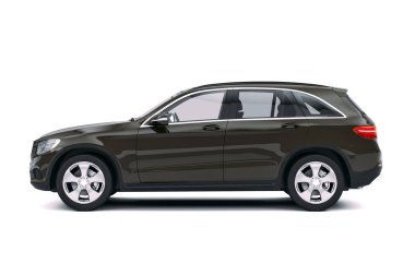 Lüks spor Suv araç 3D render