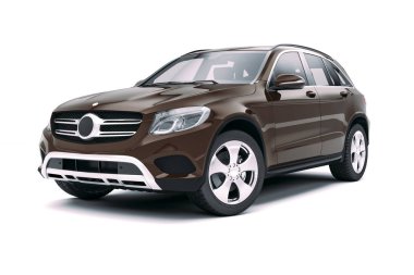 Lüks spor Suv araç 3D render