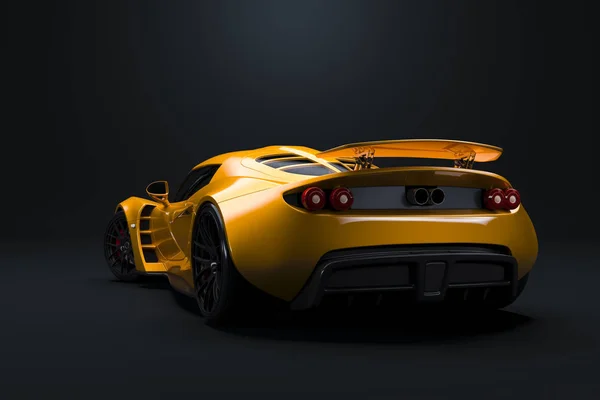 Render Beautiful Sport Car — Stock Photo, Image