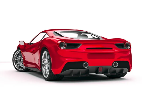 Rendering Bella Auto Sportiva — Foto Stock