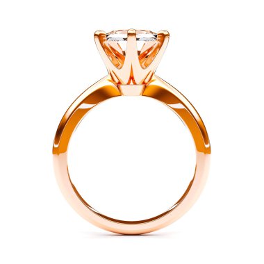 3D elmas yüzük haznesi