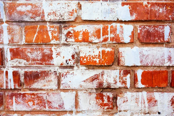 Grunge Stará Cihlová Zeď Detail Jako Pozadí — Stock fotografie