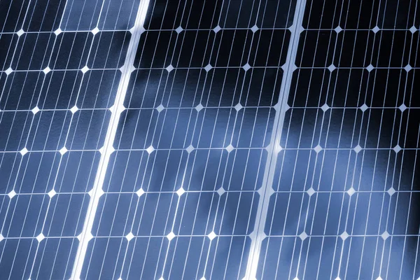 Concepto Energía Limpia Detalle Del Panel Solar Como Fondo Abstracto —  Fotos de Stock