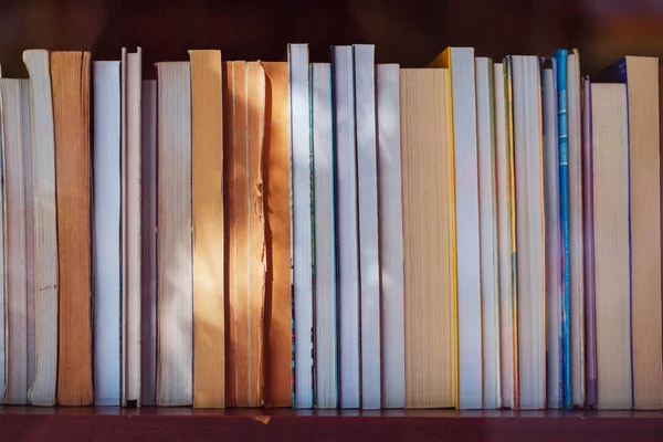 Used Books Bookshelf Library — Stock Photo, Image