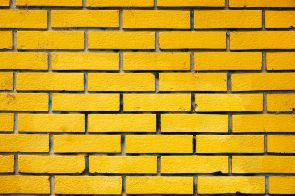 Urban Backgrounds Textures Yellow Bricks Pattern — Stock Photo, Image