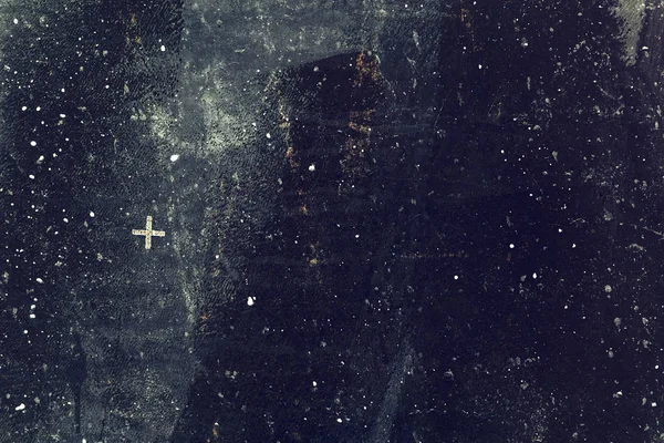 Σκούρο Τσιμεντένιο Τοίχο Grunge Υφή Αφηρημένα Φόντο — Φωτογραφία Αρχείου