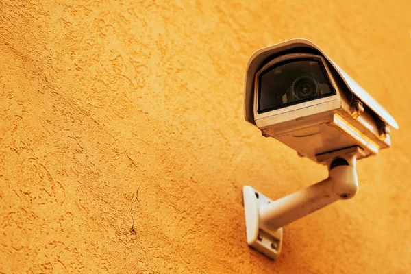 Concetto Protezione Della Proprietà Privata Con Telecamera Sicurezza Esterna Custodia — Foto Stock