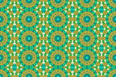 Dikişsiz desen arka plan, soyut kaleydoskop şekil simetrik zemin grafik tasarım için yinelenen