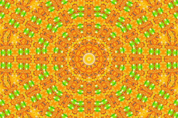 Abstraktní Kaleidoskop Vzorkem Pozadí Barevné Reflexní Zrcadlení Pozadí Jako Prvek — Stock fotografie