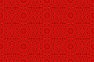 Dikişsiz desen arka plan, soyut kaleydoskop şekil simetrik zemin grafik tasarım için yinelenen