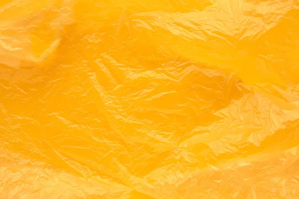 Yellow Plastic Bag Texture Background Environmental Pollution Concept — Stock Photo, Image