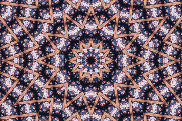 Kaleydoskop desen arka plan, renkli yansıtıcı yansıtma fon olarak grafik tasarım öğesi