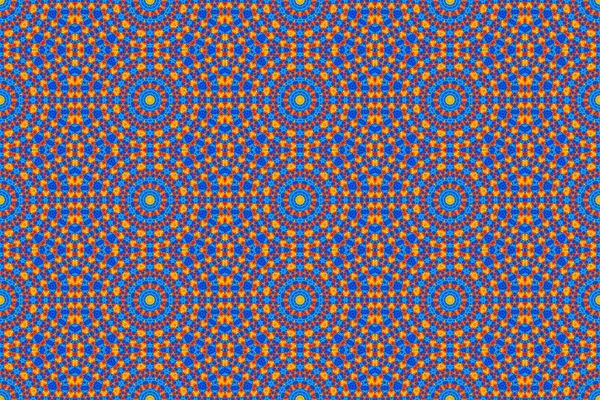 Dikişsiz desen arka plan, soyut kaleydoskop şekil simetrik zemin grafik tasarım için yinelenen
