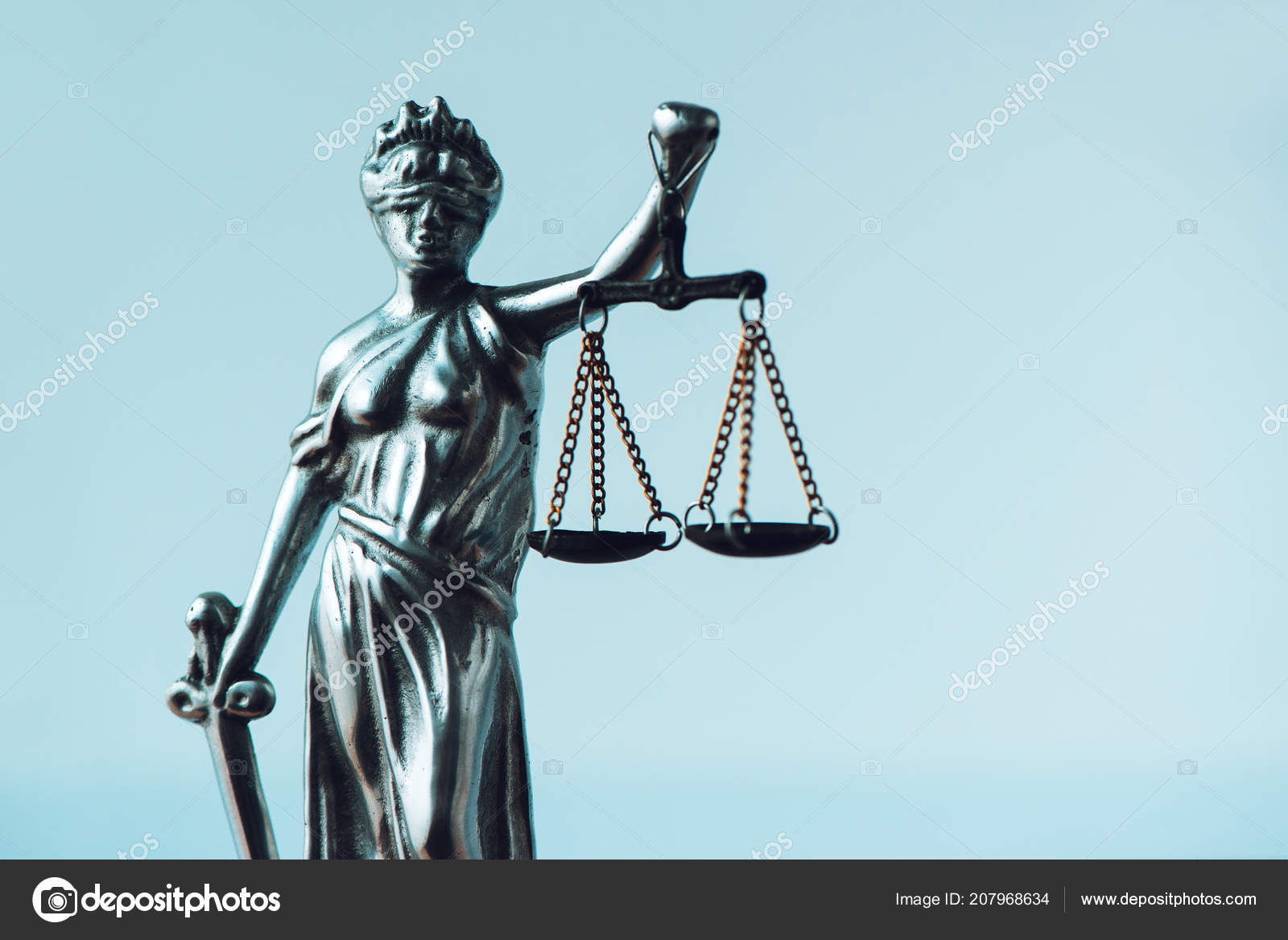 Justice Scales Statue