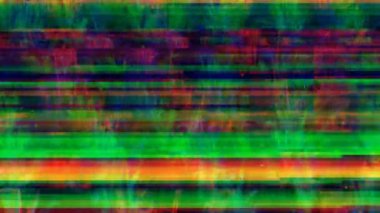 Dijital aksaklık televizyon, soyut teknolojik altyapı kırık