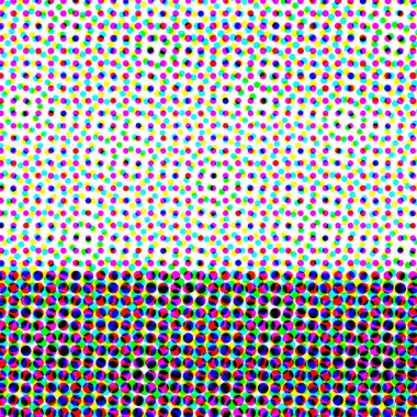 Soyut yarı sesi pop sanat desen illüstrasyon arka plan olarak