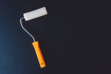 Silindir karanlık yüzeyi kopya alanı olarak, ev geliştirme ve yenileme için DIY araç üzerinde boya
