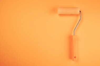 Boya silindiri canlı sıcak renkler duvar boyama için