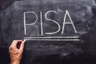Pisa kavramı - için tahtaya yazma uluslararası öğrenci değerlendirme programı