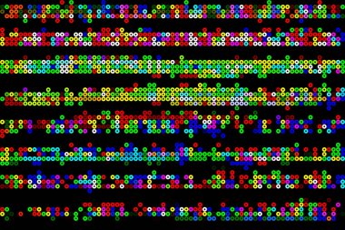 Renkli nokta deseni olarak sorunsuz soyut grafik tasarım arka plan, illüstrasyon