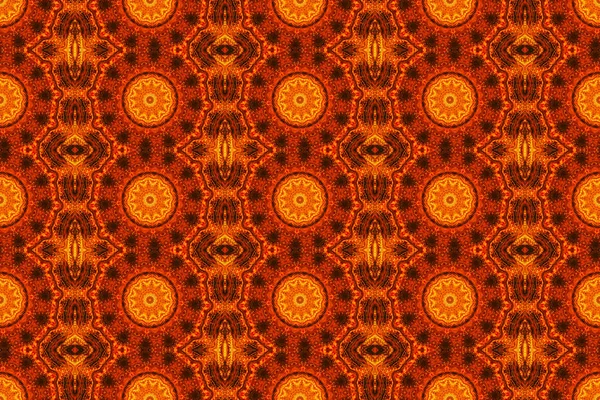 Seamless Pattern Background Repeating Abstract Kaleidoscope Shape Symmetrical Backdrop Graphic — Stock Photo, Image