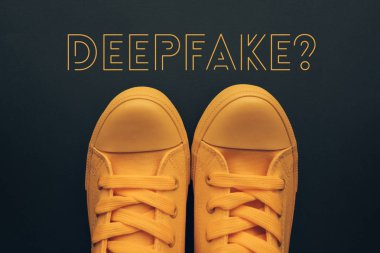 Deepfake concept, young person looking for explanation clipart