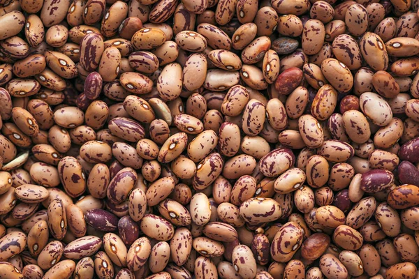 Pinto Kacang Dari Atas Atas Pandangan Kacang Legum Yang Sehat — Stok Foto