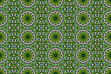 Dikişsiz desen arka plan, soyut kaleydoskop simetrik zemin yinelenen