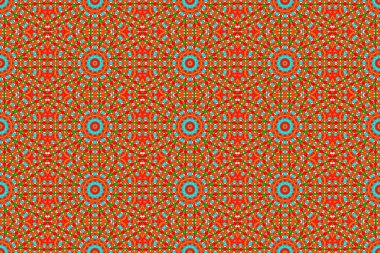 Dikişsiz desen arka plan, soyut kaleydoskop simetrik zemin yinelenen