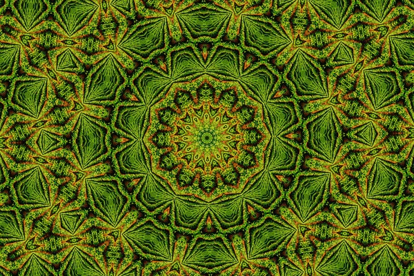 Abstraktní Kaleidoskop Vzorkem Pozadí Barevné Reflexní Zrcadlení Pozadí Jako Prvek — Stock fotografie