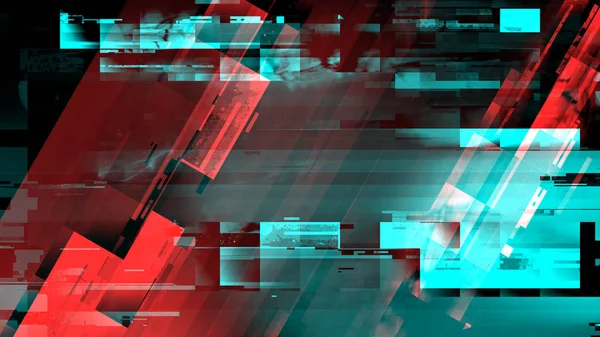 Technologie Fehler Digital Glitch Abstrakt Hintergrund Illustration — Stockfoto