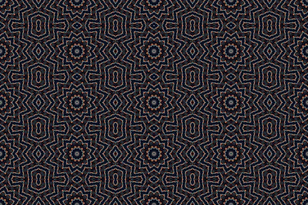 Vzor Bezešvé Pozadí Opakující Symetrickým Pozadí Abstraktní Kaleidoskop — Stock fotografie