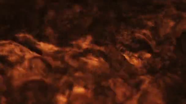 Boiling Liquid Magma Lava Texture — Stock Video