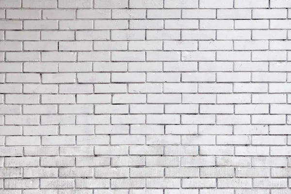 Witte Bakstenen Muur Oppervlak Als Achtergrond Voor Stedelijke Textuur — Stockfoto