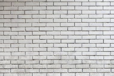 Beyaz tuğla duvar yüzeyi kentsel doku arka plan olarak