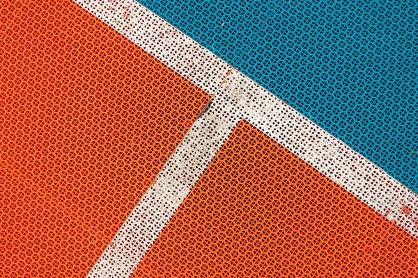 Kunststoff Sportstätten Bodenbelag Muster Als Textur Oder Hintergrund Für Basketball — Stockfoto