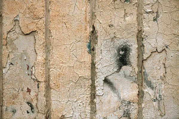 Wandstruktur Als Grunziger Rissiger Hintergrund Verwitterte Abgenutzte Oberfläche Einer Alten — Stockfoto