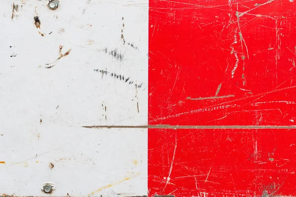 Grunge Texture Surface Métallique Rouge Blanc Comme Fond Abstrait — Photo