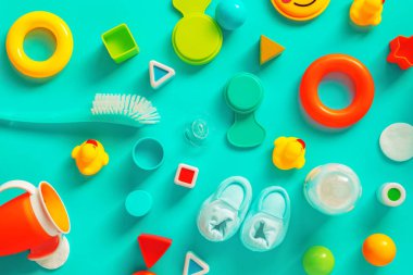 Bebek çocuk Kişisel Aksesuar, üstten görünüm