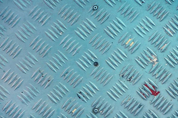 Versleten metalen anti slip oppervlak — Stockfoto