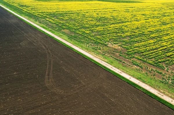 Widok z lotu ptaka z drona Pov — Zdjęcie stockowe