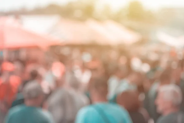 Street crowd blur background — Stockfoto