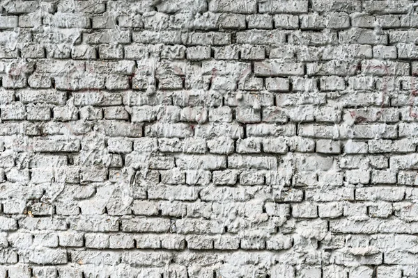 Mörtel besprüht Ziegelwand Hintergrund — Stockfoto