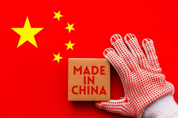 Produto de mercadoria fabricado na China — Fotografia de Stock