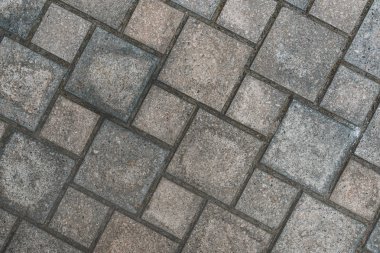 Arka plan olarak kaldırım üst görünümü