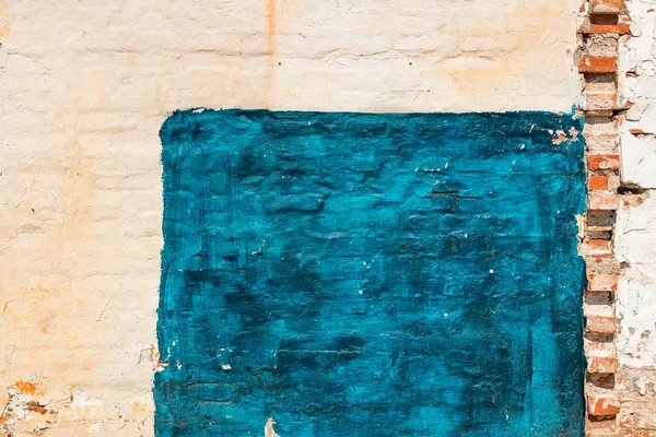 Grunge noszona powierzchnia Brickwall jako tło — Zdjęcie stockowe