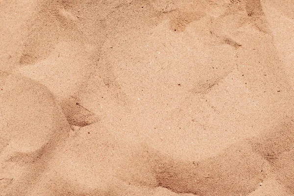 Texture Warm Beach Sand Top View Summer Vacation Season Background — Stock Photo, Image